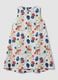 White floral dress in stretch cotton, regular fit_4