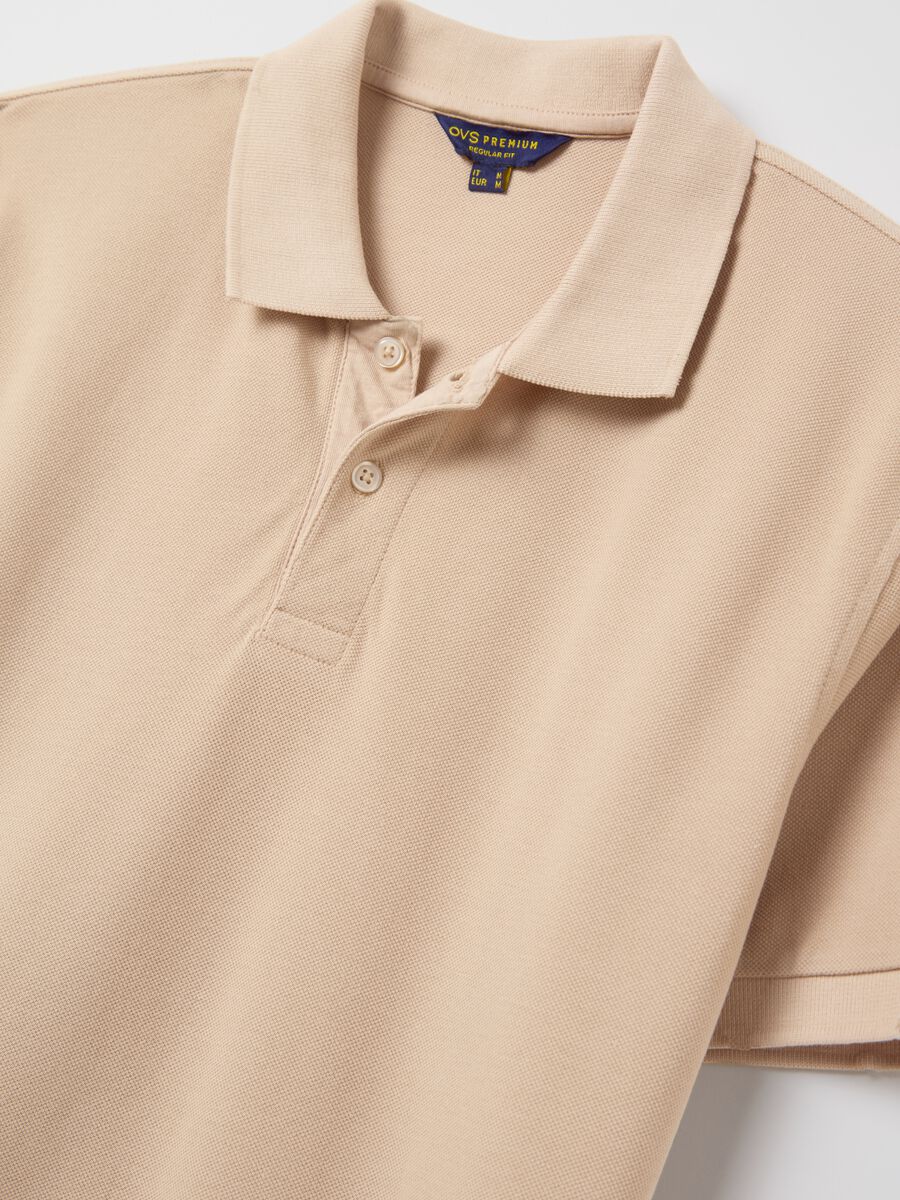 100% cotton piqué polo shirt_5