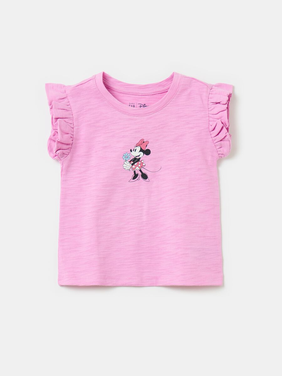 Cotton T-shirt with Disney Minnie Mouse print_0