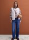White crew-neck regular-fit sherpa gilet_1
