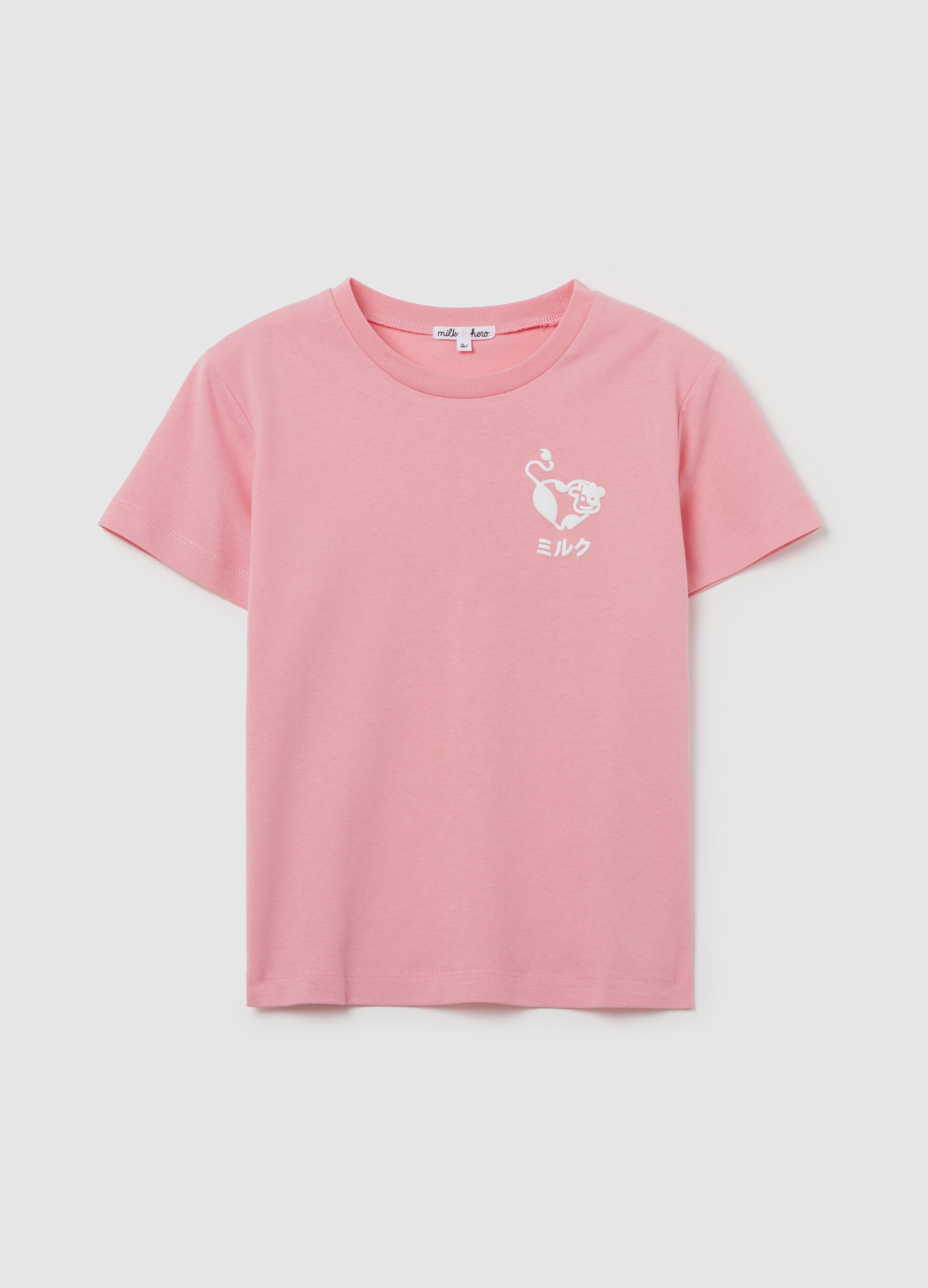 MILK+HERO T-shirt girocollo in cotone