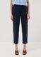 Blue stretch cotton trousers_1