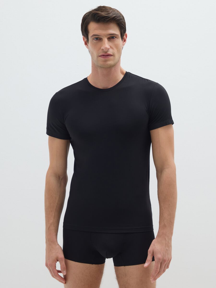 Black OVS Perform Stretch T-shirt_0