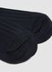 2-pack of blue long socks in stretch cotton_2