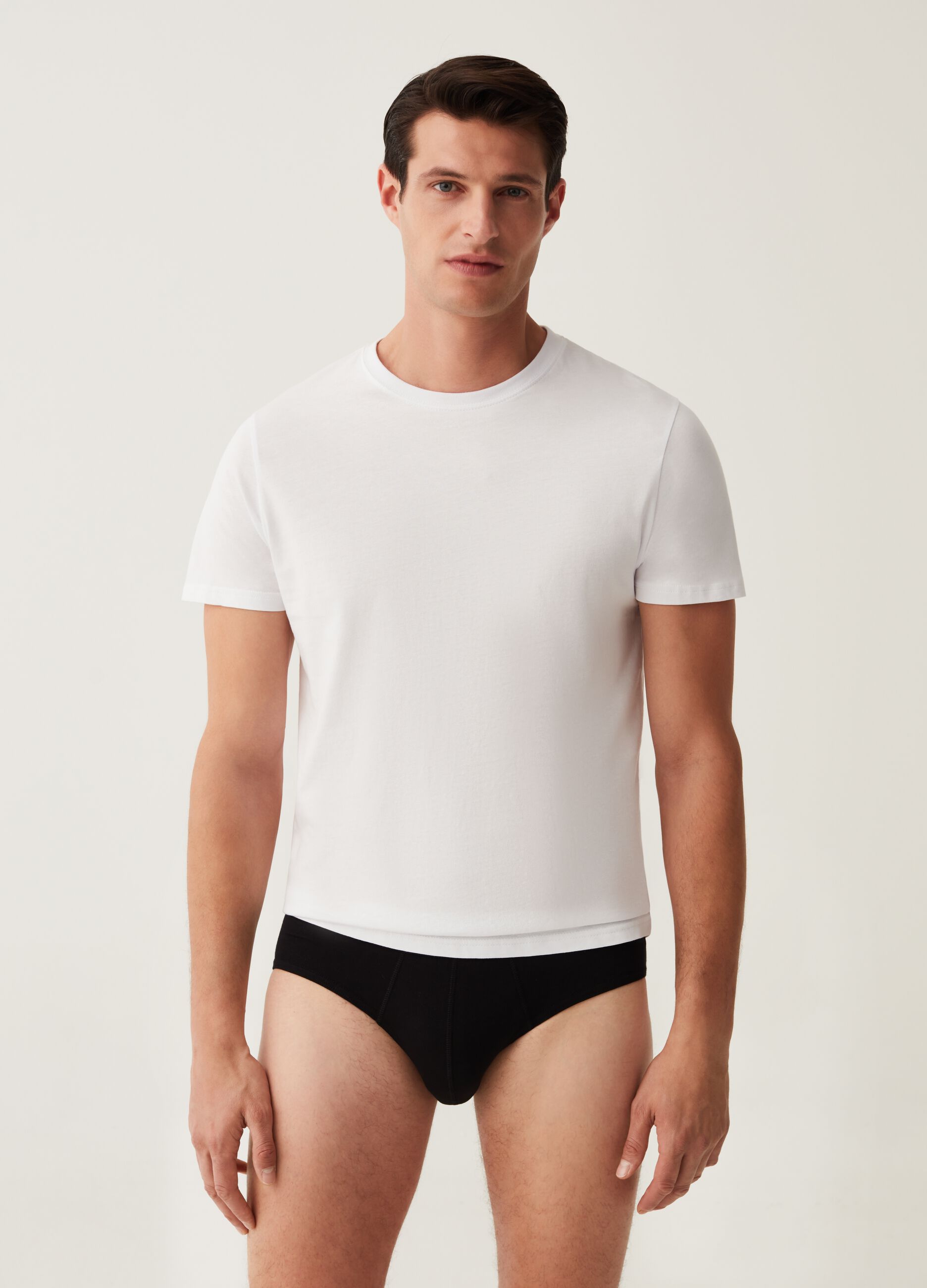 Tripack slip in cotone bio stretch