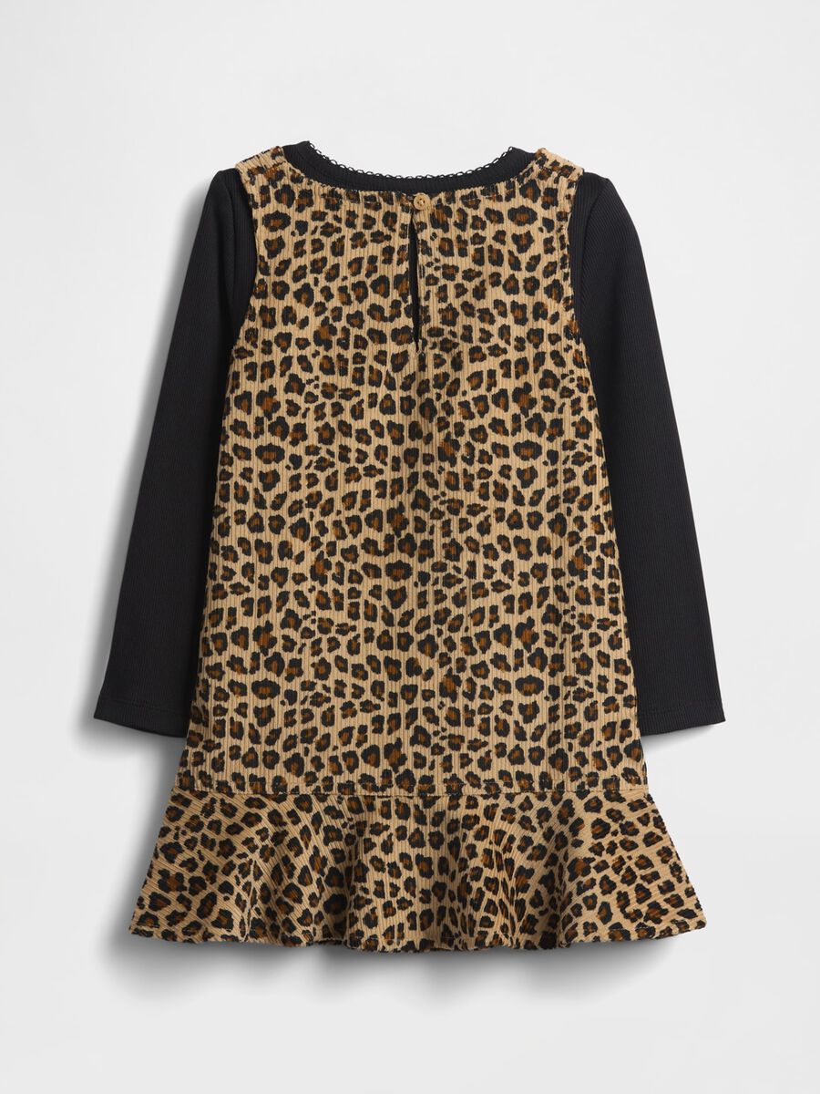 Multicolour cotton dress for girls_2