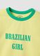 Yellow stretch cotton regular fit tank top with Brazil print_1