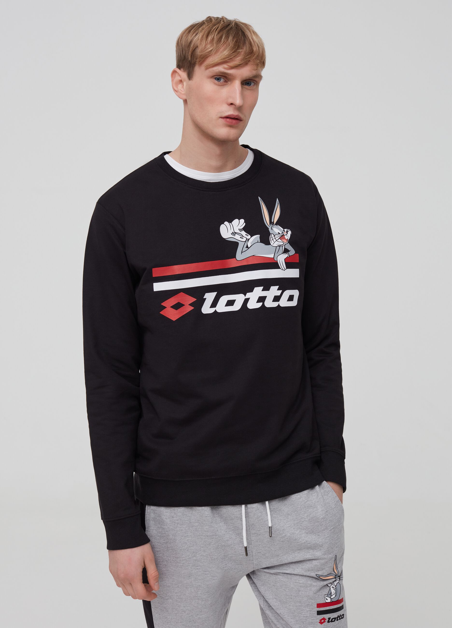 Sweatshirt with Lotto print