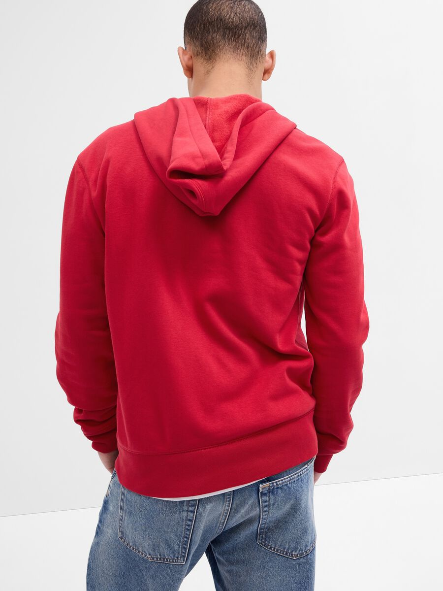 GAP logo hoodie with zip, cotton-blend_1