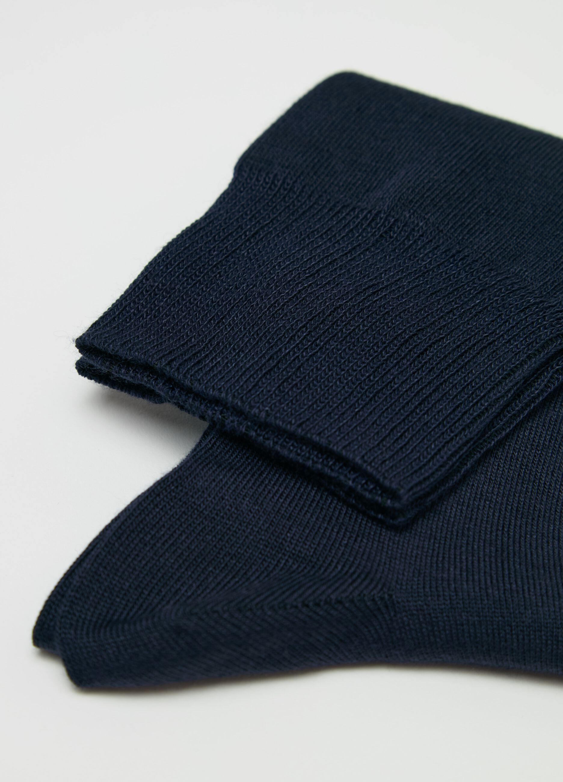 Two-pair pack midi socks in bamboo viscose