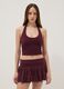 Top viola in cotone elasticizzato fitted_2