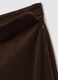 Brown Wide Leg Corduroy Trousers_5