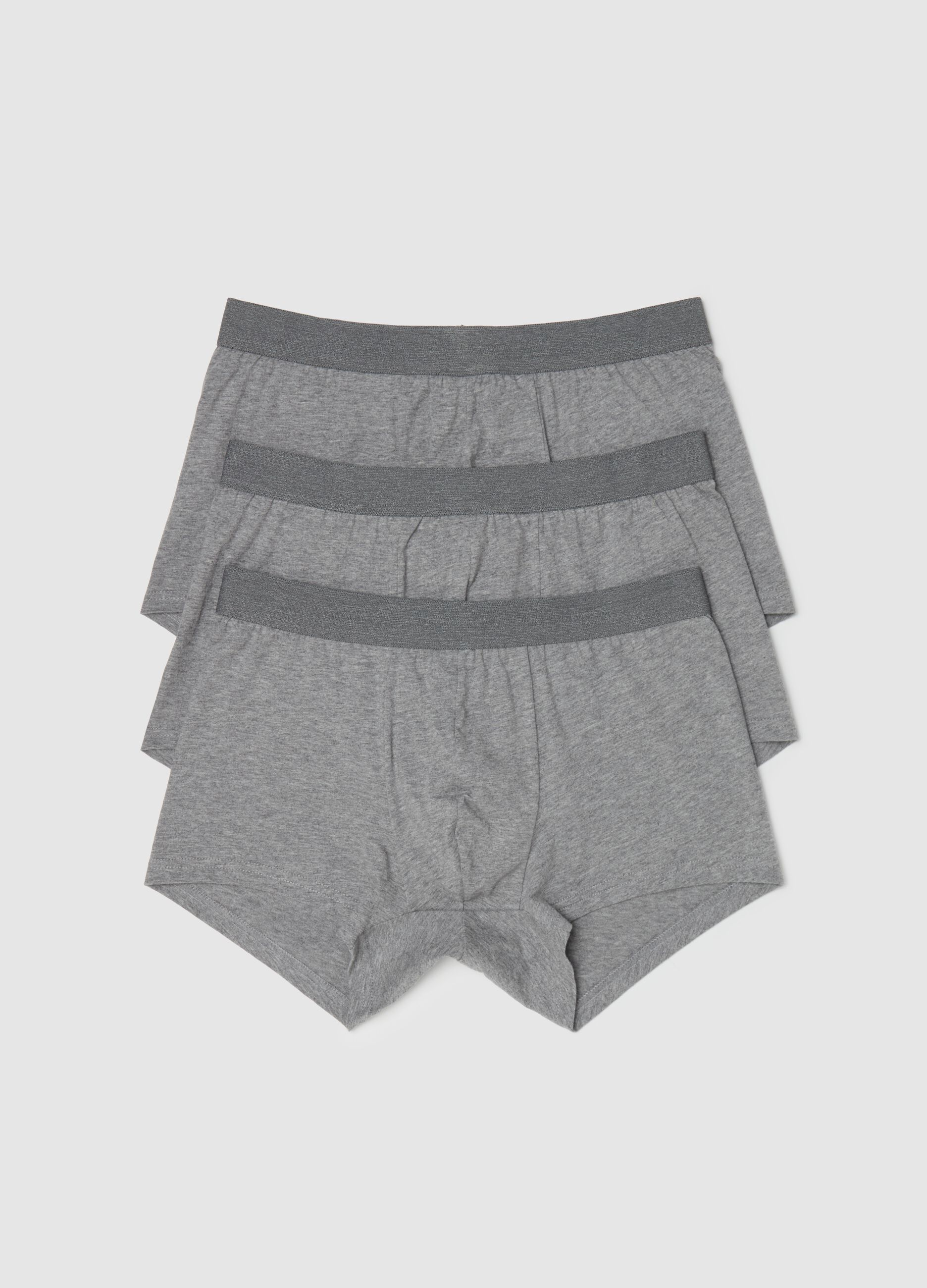 Tripack boxer in cotone bio 