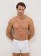 Twin-pack of white boxer shorts in stretch cotton, regular fit_0