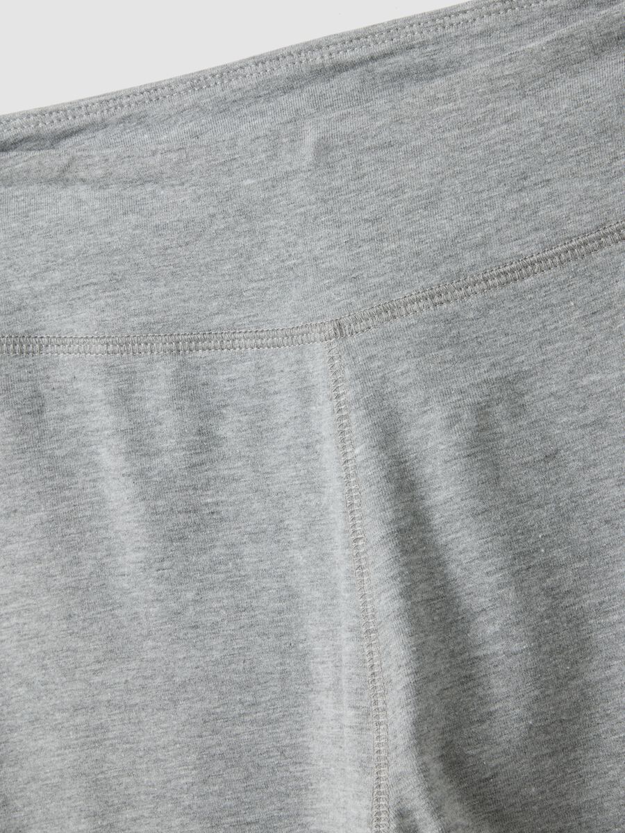Skinny-fit grey stretch cotton leggings_5