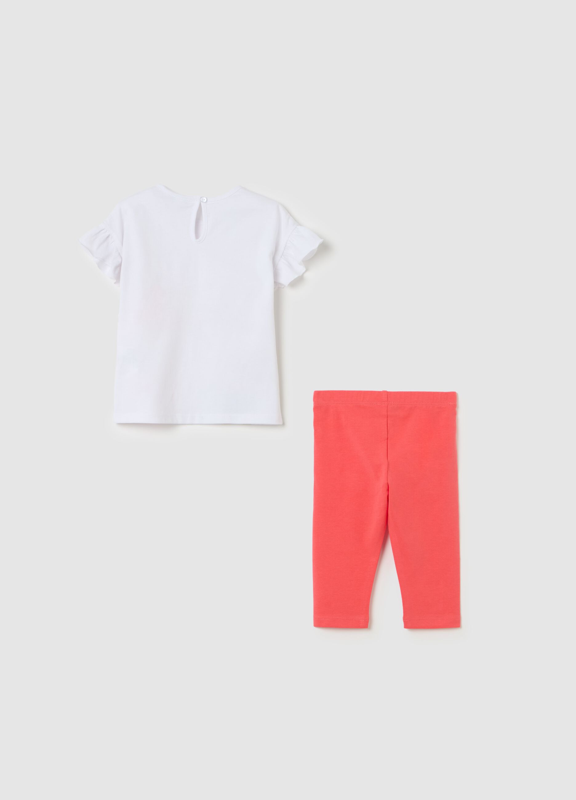 Cotton jogging set with print