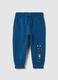 Children's blue cotton jogger trousers_0