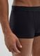 Set of three pure black cotton regular fit boxers_3