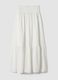 Long white broderie anglaise skirt in pure cotton_4