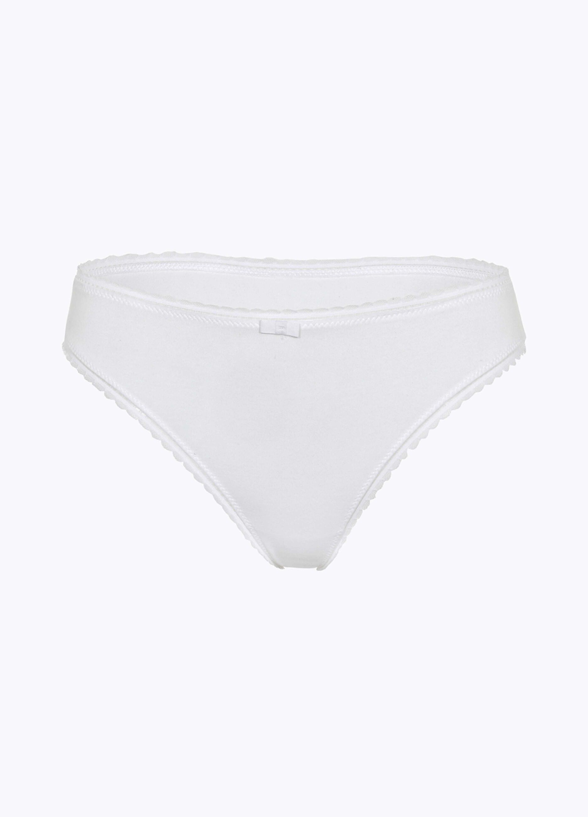 Slip cotone elasticizzato bianco LOVABLE