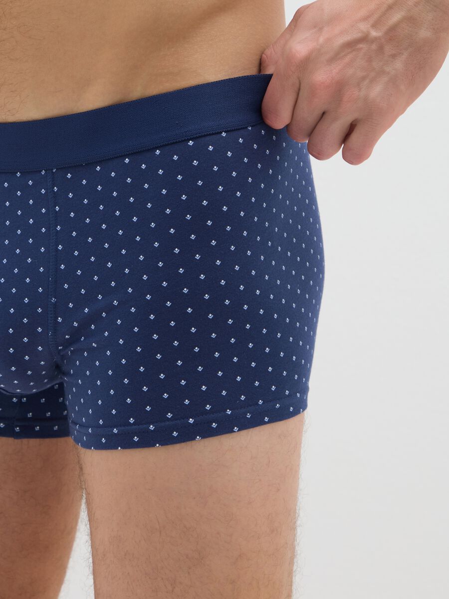 Tripack boxer in cotone elasticizzato multicolor regular fit_3