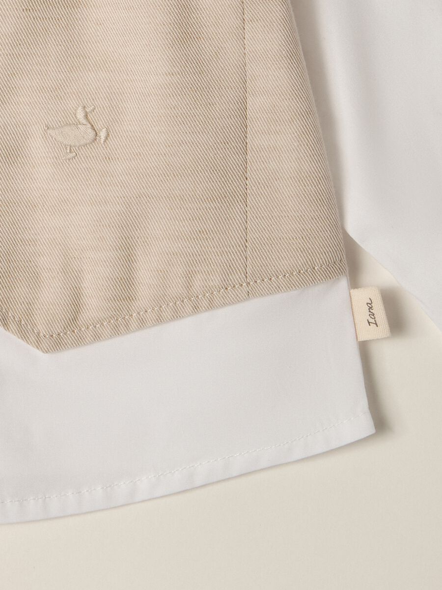 Baby shirt with IANA applied waistcoat_2