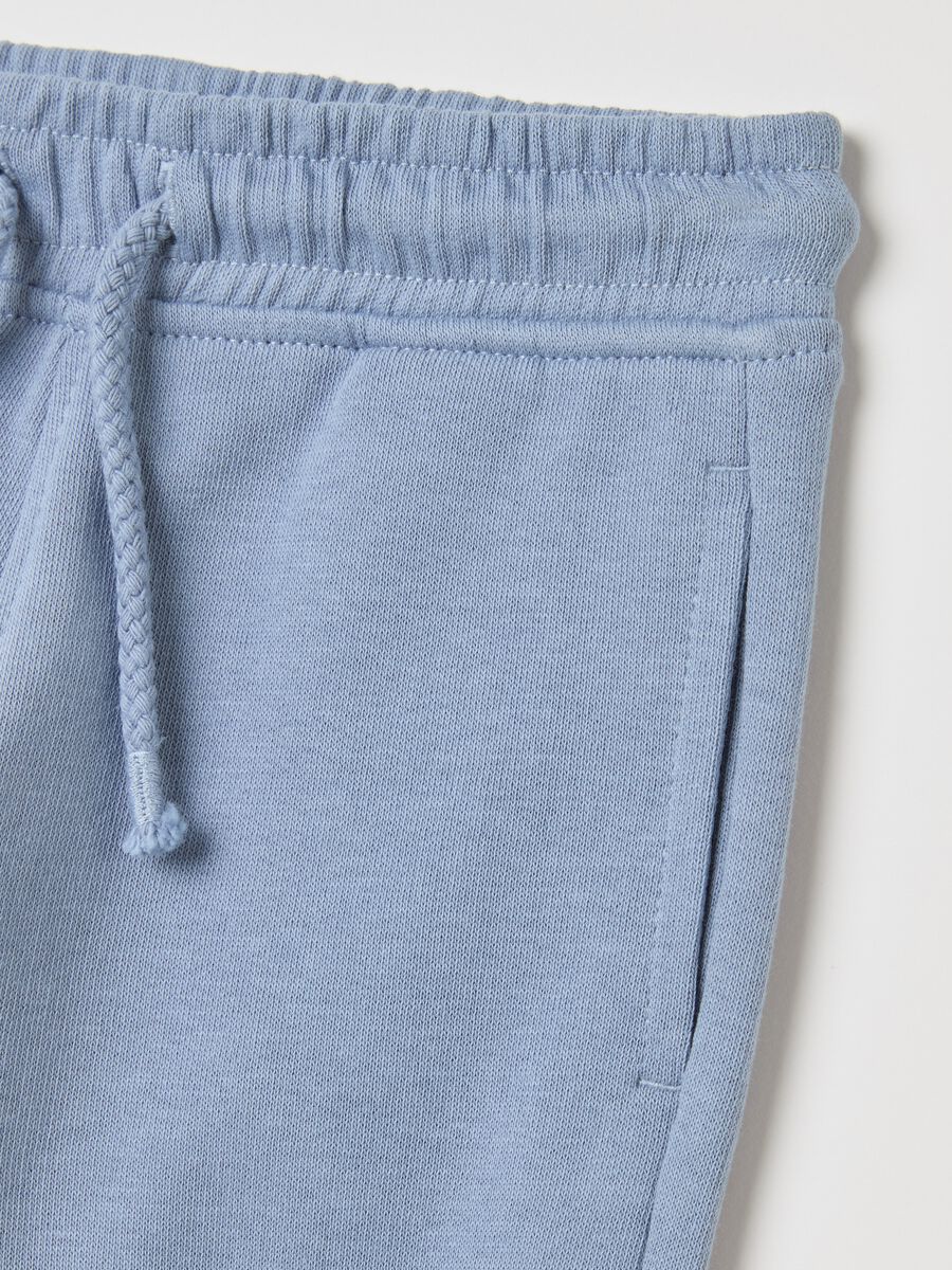 Cotton joggers with drawstring_3