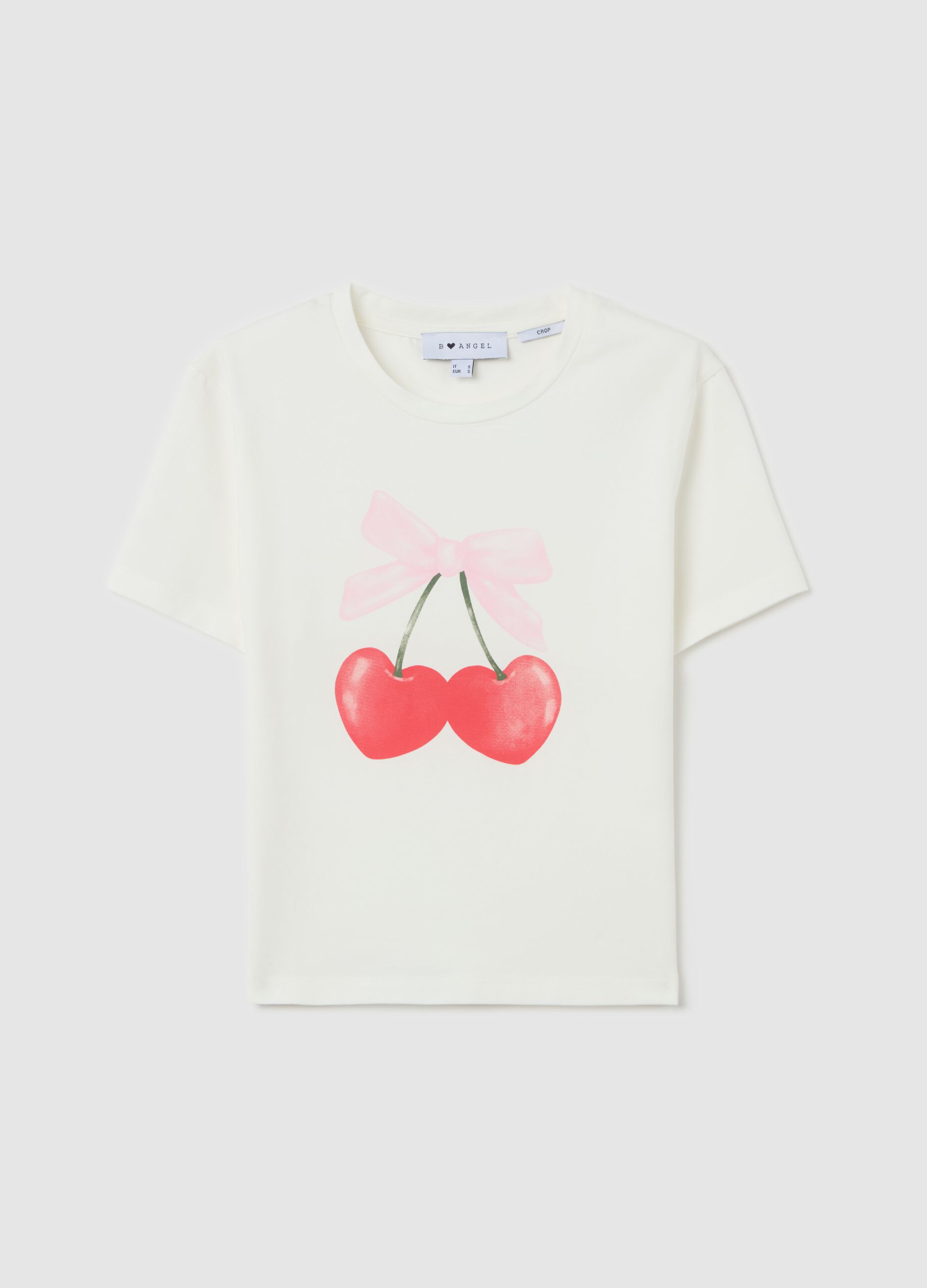 Stretch cotton T-shirt