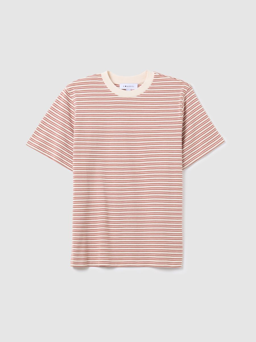 Pure cotton multicolour relaxed fit T-shirt with emblem_4