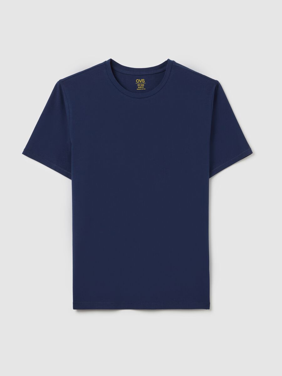 Slim-fit T-shirt in organic cotton_0