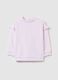 French terry sweatshirt with frills_0