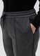 Curvy herringbone joggers with drawstring_2