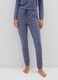 Pure Cotton Blue Striped Pyjama Trousers_1