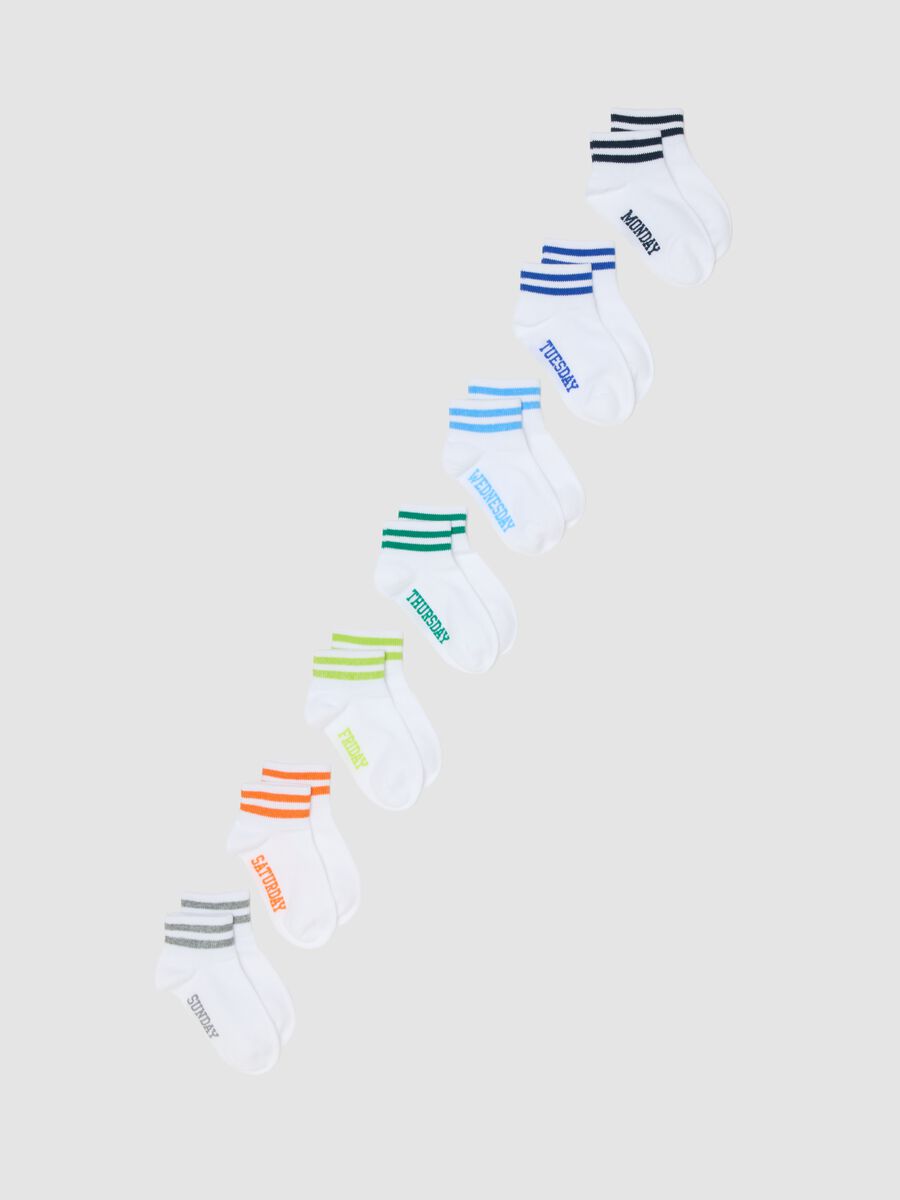 Multipack di calzini corti in cotone multicolor per bambini_0