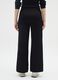 Black Wide Leg Stretch Trousers_2