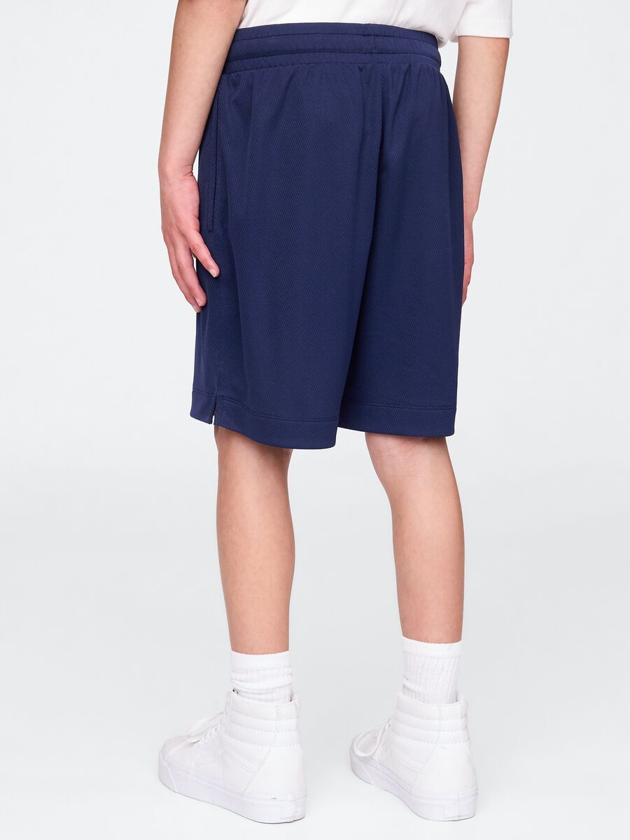 Blue Cotton Shorts_2