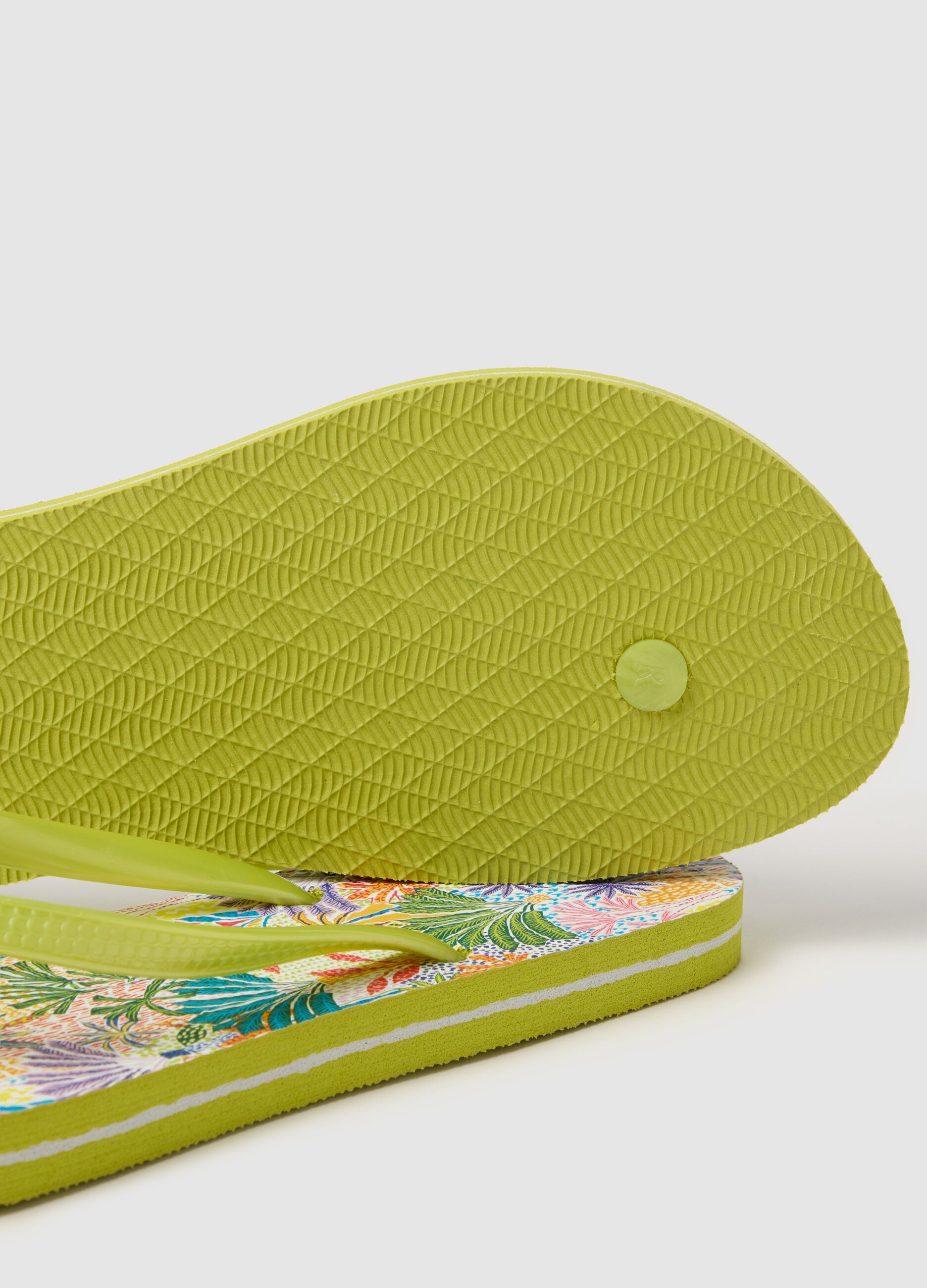 Women's multicolour flip-flops