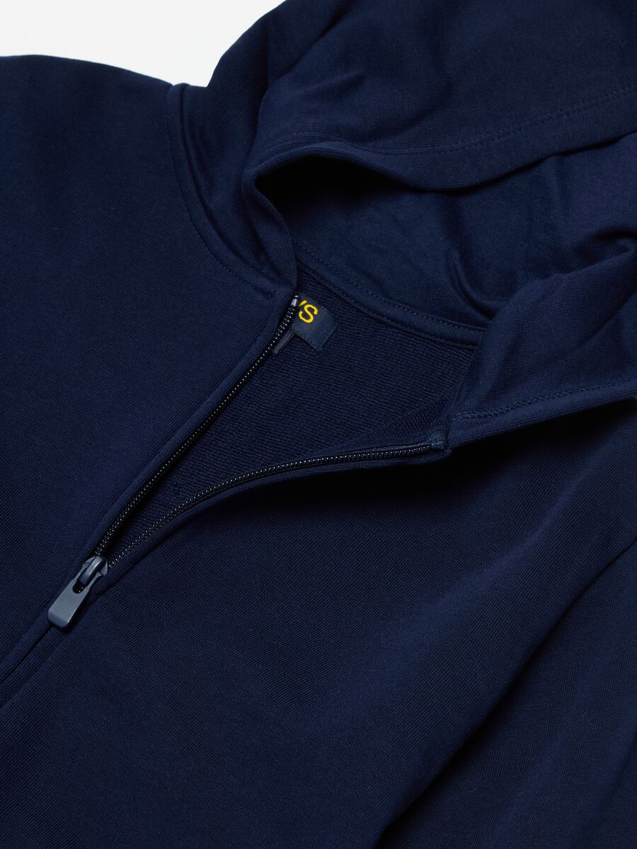 Full-zip in French Terry con cappuccio_2