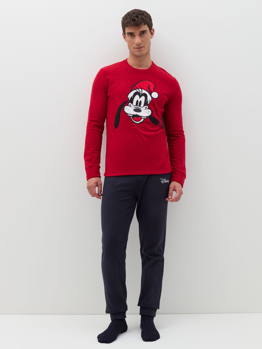 Fleece pyjamas with Pluto embroidery_0