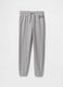 Grey boys' trousers in cotton blend_4