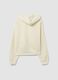 White cotton-blend hooded sweatshirt with Everlast logo_1