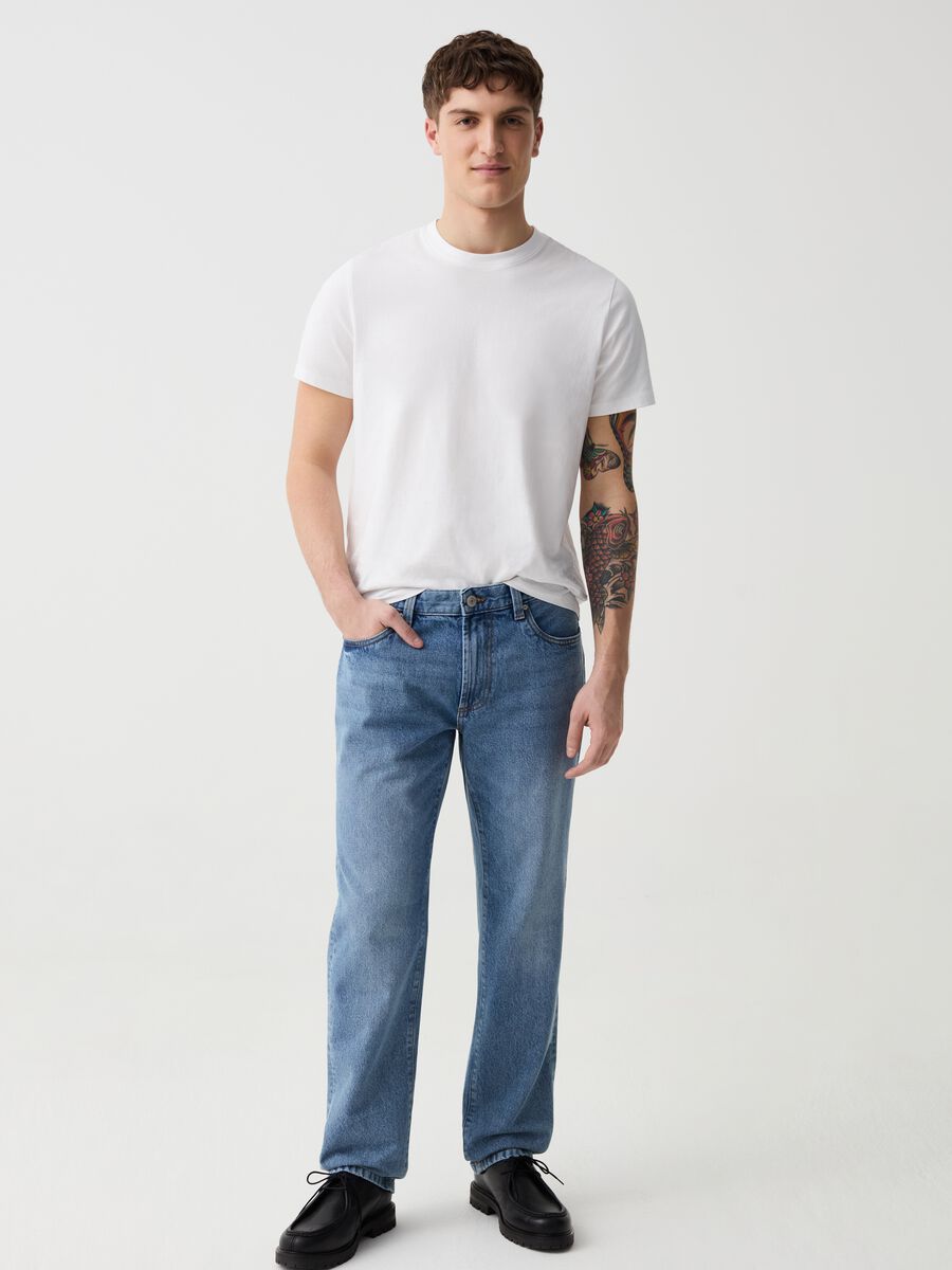Jeans regular fit cinque tasche_0