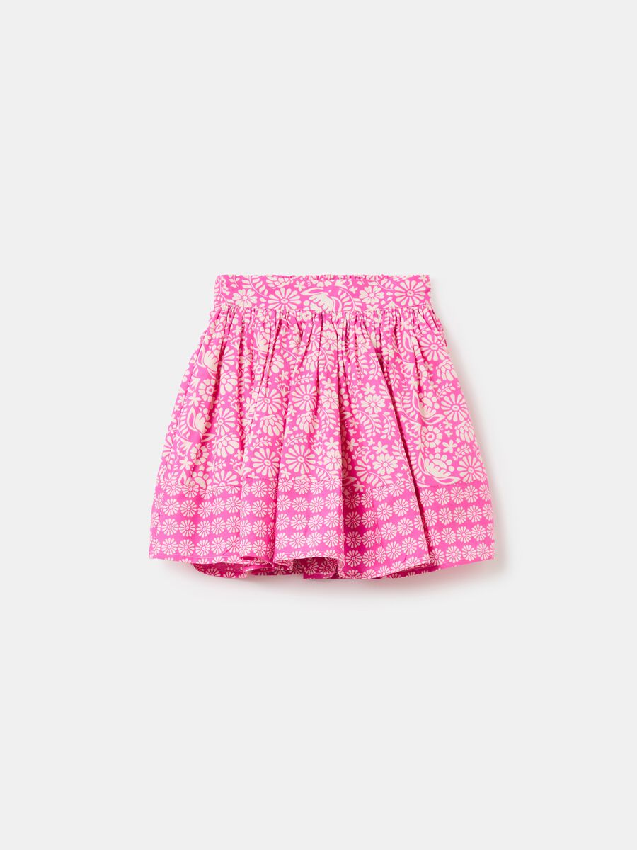 Skirt with floral pattern_0