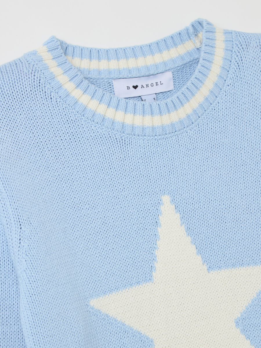 Jacquard pullover with star_5