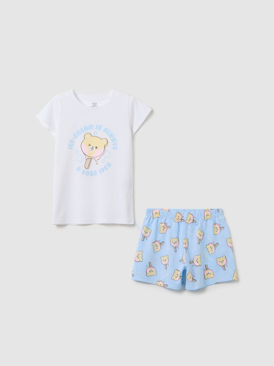 OVS Kids Printed Short Pyjamas in Cotton_0