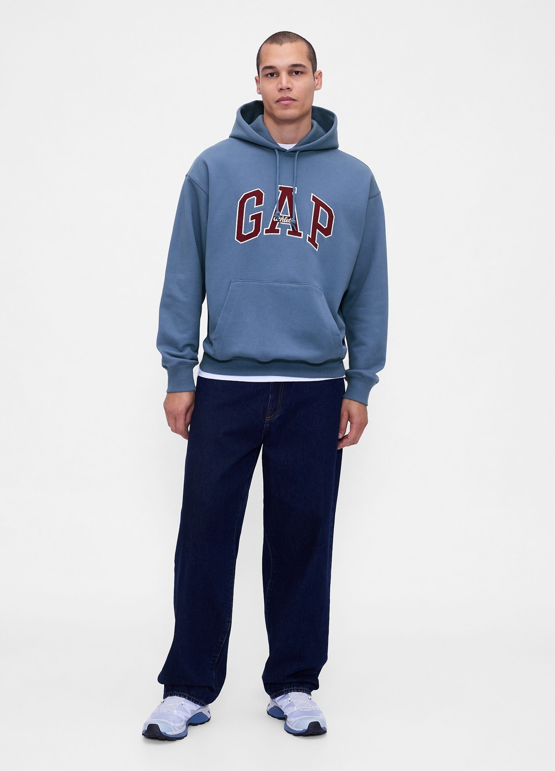 Blue Hoodie without Zip