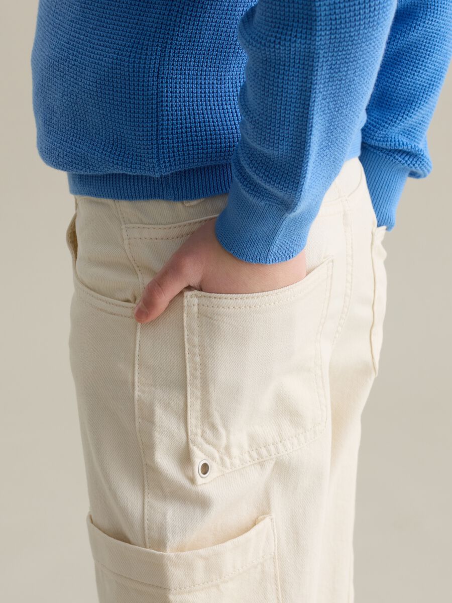 Cargo jeans in cotton_2