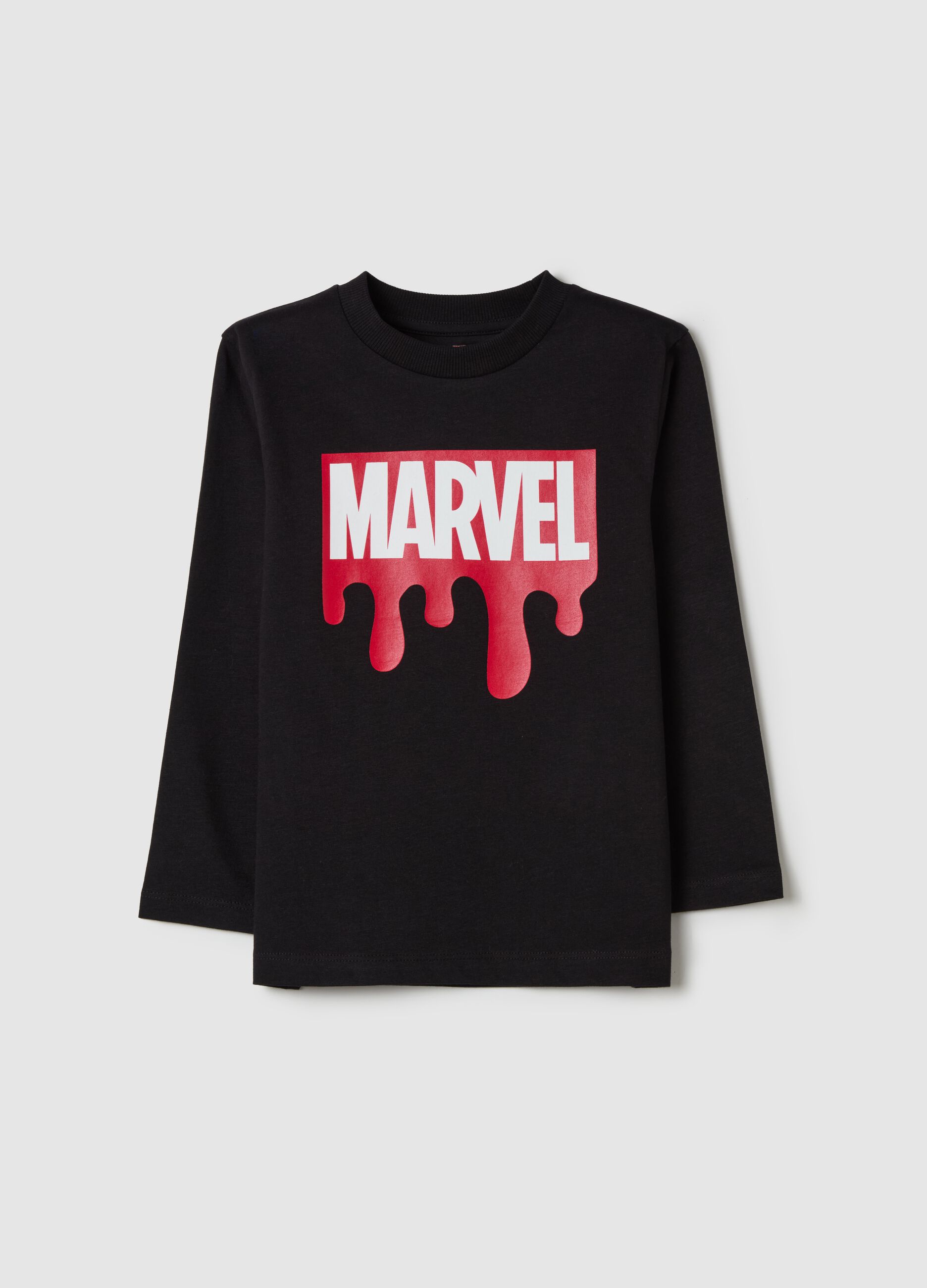 Long-sleeved T-shirt with Spider-Man print