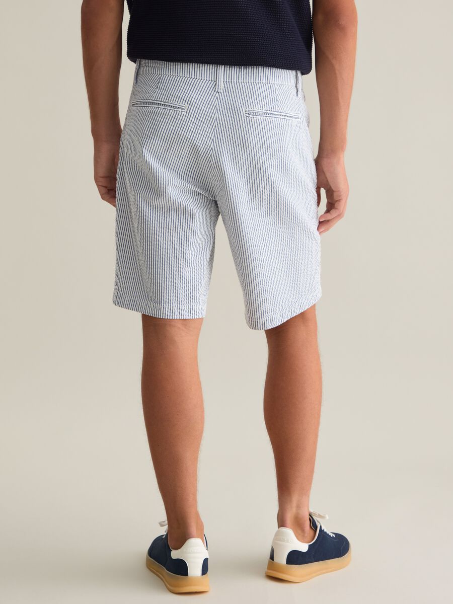 Men's Multicolor Stretch Cotton Regular Fit Shorts_2