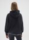 Black regular fit cotton blend sweatshirt_2